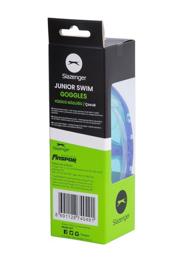 Slazenger Junior Yüzücü Gözlüğü Gl7 Blue Dbluelblue Mavi