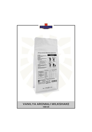 Simonelli Milkshake Vanilya Aromalı 1 KG