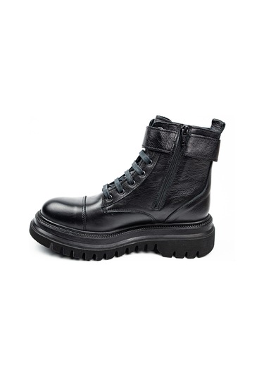 Hammer Jack 102 21700 Siyah Deri Kadın Bot Siyah