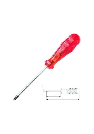 İzeltaş Kraft Seri Yıldız Uçlu Tornavida 8X150 - 4120188150