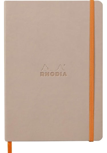 Rhodia Yumuşak Kapak A5 Çizgili Defter Rose Smoke 117373c