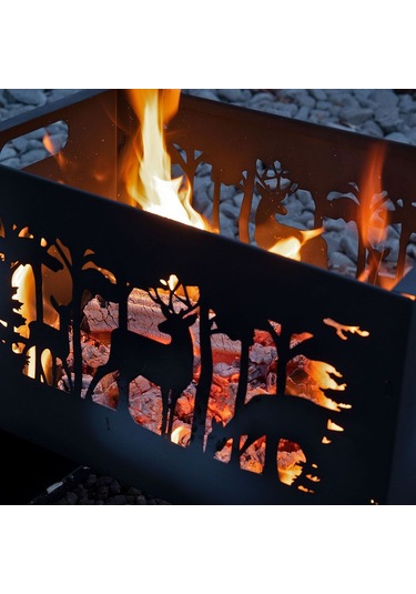 Geyik Desenli Şömine