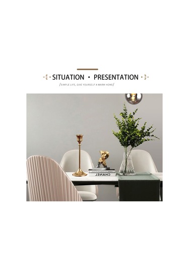 Geeroyoo Büyük Boy 24cm Avrupa Stili Bakır Kaplama Demir Mumluk, Romantik Vuruşlar İçin Ev Dekorasyonu Ve Dünyalar Arası Senaryolar