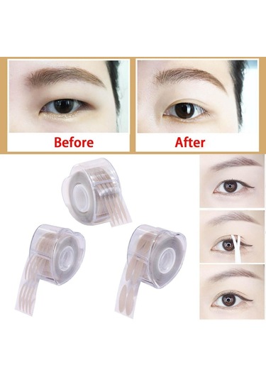 Silmaluomen Tarrat Kaksipuolinen Soeluomen Teippi 3 3 3 Diğer