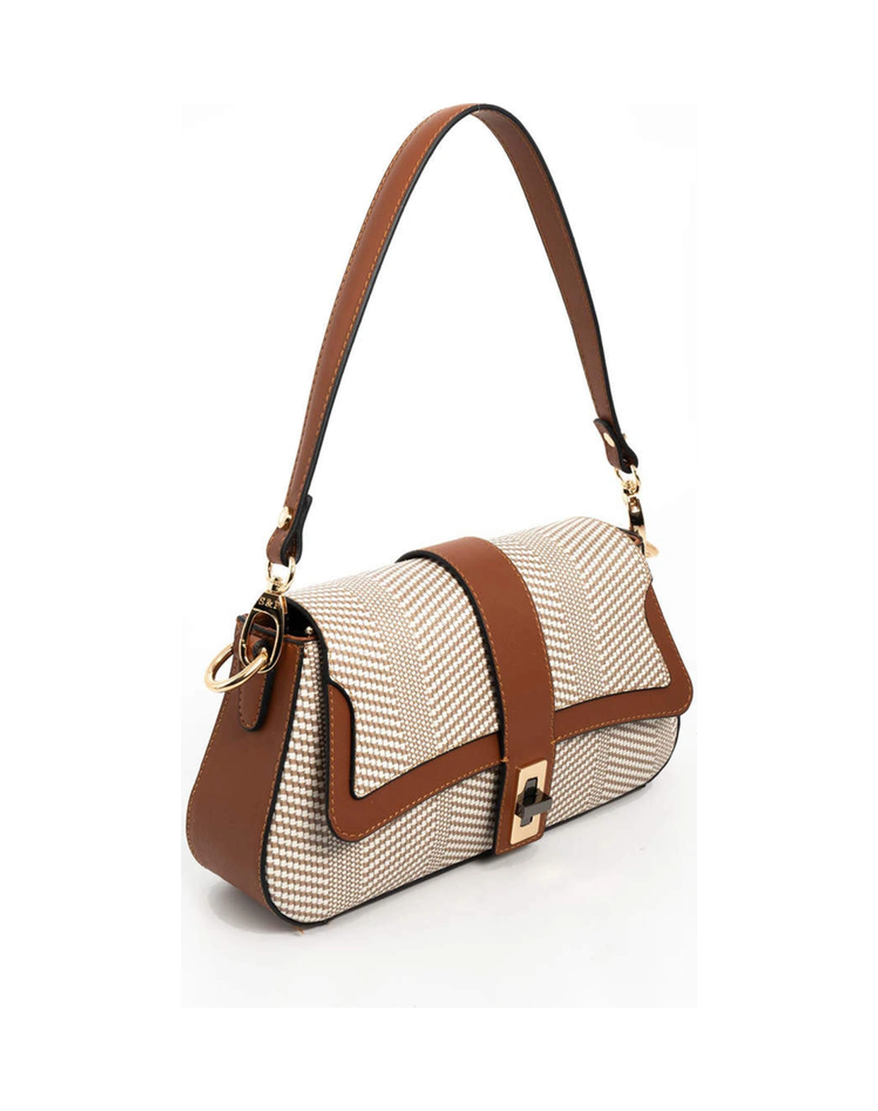 Silver Polo Kadın Omuz Çanta 1177 Bej - Taba