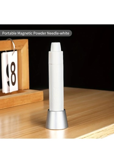 Dashanshop Bıncoo Beyaz Manyetik Paslanmaz Çelik Kahve Tozu İğnesi - Espresso Karıştırma Ve Düzleştirme Aleti Beyaz