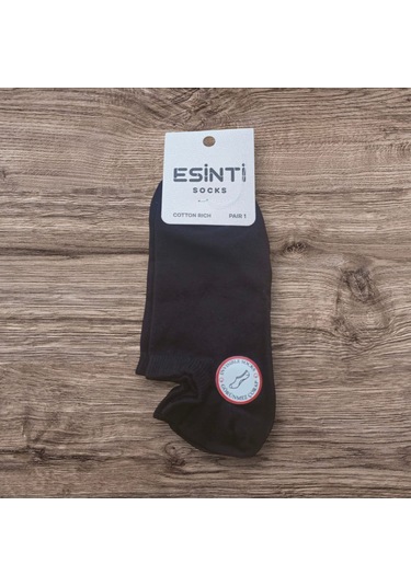 Esinti Bayan Görünmez Koton Çorap 6 Lı Siyah