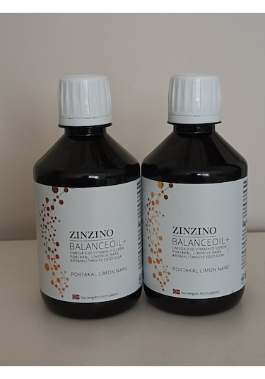 Zinzino Balanceoil+ Yeni Nesil Omega 3 Balık Yağı 2 x 300 ML