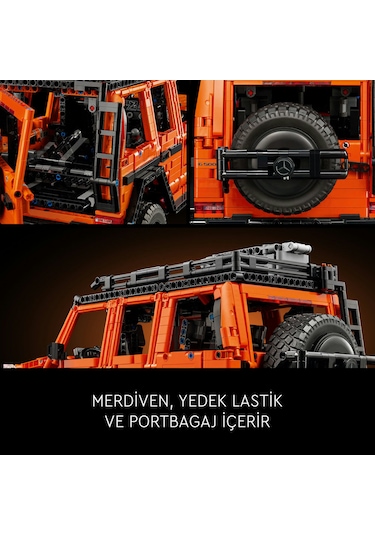 LEGO® Technic Mercedes-Benz G 500 PROFESSIONAL Line 42177 - Yetişkinler için G Sınıfı Koleksiyonluk Araba Modeli Yapım Seti (2891 Parça)
