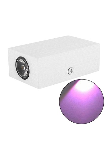Suntek Led Duvar Işık Yukarı Aşağı Lamba Aplik Aydınlatma Mor Işık Mor