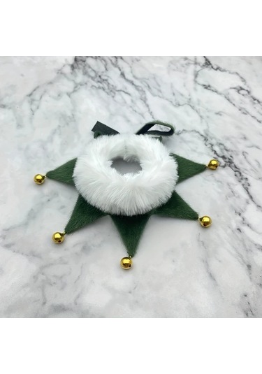 Elmpaly Koyu Yeşil S Küçük Ve Büyük Köpek Ve Kedi İçin El Yapımı Polar Kaplama Yün Atkı