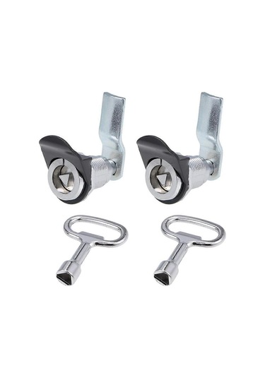 Paket Üçgen Kam Kilidi Uzun Anahtarlar Gümüş