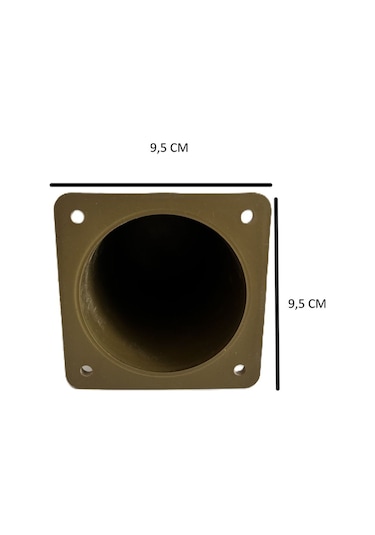 Homdep Kanepe Koltuk Tv Ünitesi Konsol Yükseltme Bohem Model Plastik Ayak 15 Cm Krem -4 Adet- Krem