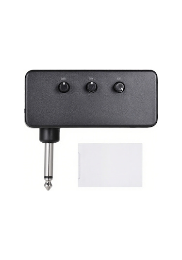 Yaozixa Flatsons F1r Mini Gitar Amplifikatörü - Gain, Ton Ve Ses Kontrolü, Analog Devre, Aux Girişi, Kulaklık Çıkışı Pil Yok