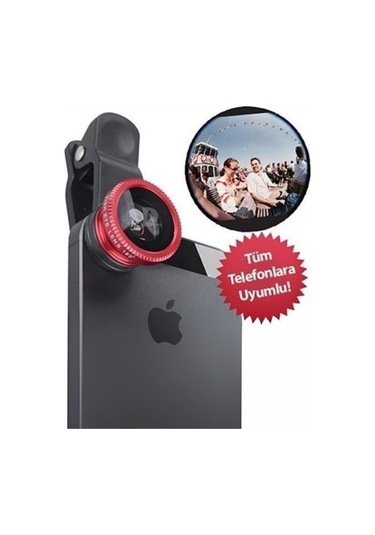 Büro Ev Ofis Kişisel Telefonları İçin Balık Gözü Lens Seti