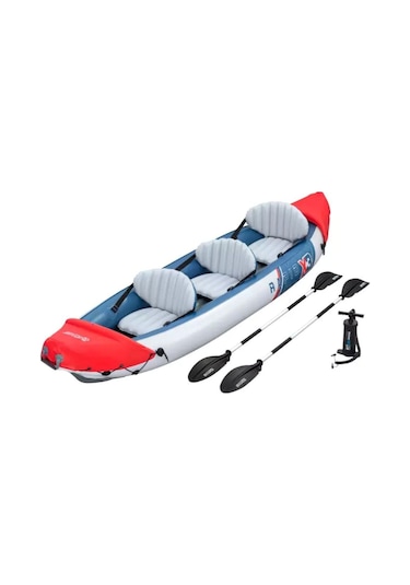 Bestway 65132 Rapid X3 Hydroforce 3 Kişilik Şişme Kano 381x100cm