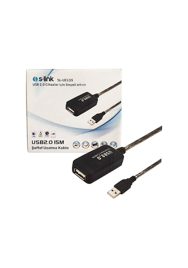 S-Link Sl-Ue135 Usb 2.0 15 Metre Uzatma Kablosu Powermaster Pm