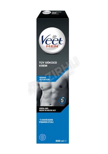 Veet Men Hassas Ciltler Tüy Dökücü Krem 200 Ml