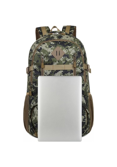 Lemestar Askeri Yeşil Dağcı Sırt Çantası - Geniş Hacimli, Bölümlü Organize Depolama Özellikli Outdoor Çanta Çok Renkli