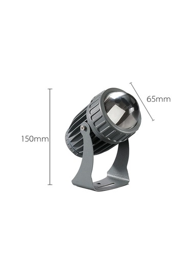 Tongxida 10w Tek Işın Led Spot Dış Mekan Su Geçirmez Aydınlatma Sütun Lambası Uzaktan Kumandalı Renk: 5'den 1'i Seç Diğer