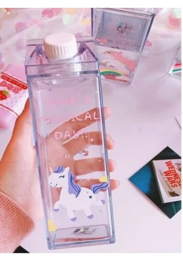 Mystyle Un-13 1000 Ml Mika Süt Şişesi Unicorn