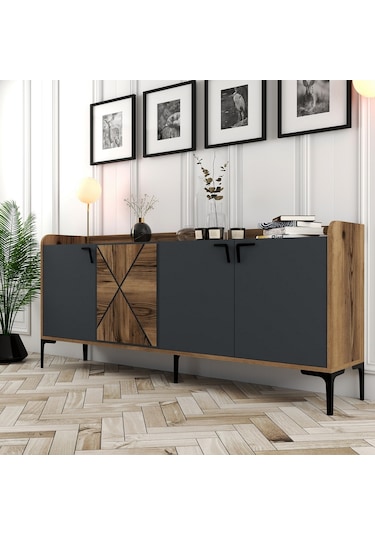 Variant Variant Venedik Konsol - Ceviz / Antrasit