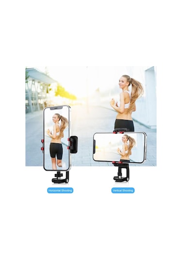Suntek Tripod Adaptörü Braketi Akıllı Klips Cep Telefonu Tutucu