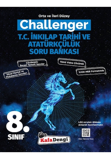 Kafa Dengi 8.Sınıf Lgs Challenger Inkılap Tarihi Soru Bankası