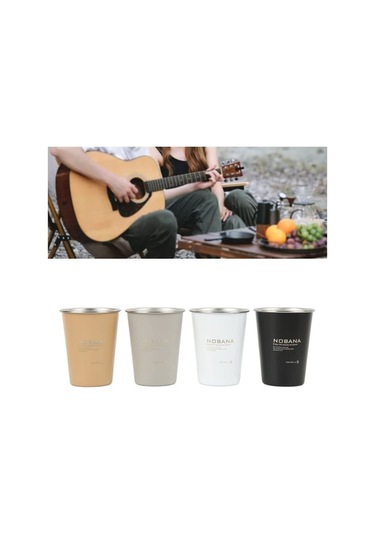 Besthome1 Kamp Kupası Seti, 350ml Paslanmaz Çelik Dış Mekan Çay Seti Çok Renkli