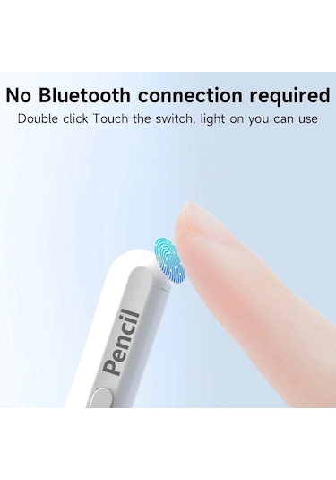 Bp16 Cep Telefonu / Tablet Evrensel Aktif Kapasitif Stylus Kalem Beyaz