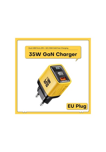 Asometech35w Gan Hızlı Şarj Cihazı Usb C Pd3.0 Qc4.0 Pps İphone Uyumlu 14/13/12 Samsung Uyumlu S23/s22 Tablet Ildiğer