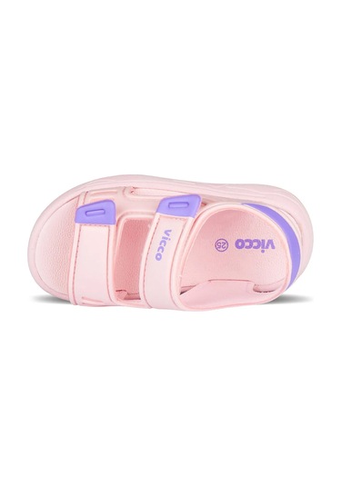Vicco Vital Cırtlı Hafif Taban Kız Çocuk Sandalet 321.24y.217 Pudra