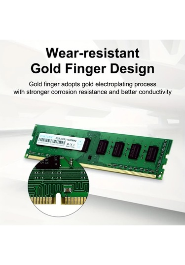 Meridiangoods Kimtank Ddr3 8gb 1600mhz Yeşil Masaüstü Bilgisayar Bellek Ram