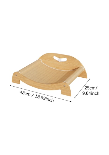 Suntek Kapalı Kedi Tırmalama Yatağı Rahat L-sırtlı-bilyalı