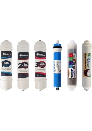 Lifetech 9 Aşama Inline Quick Filtre Seti Kapalı Kasa Model
