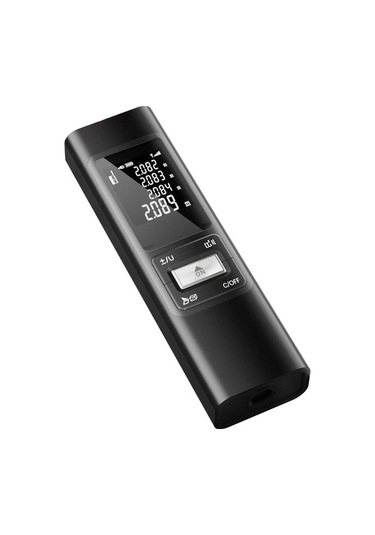 Pazly S40 40m Taşınabilir Lazer Mesafe Ölçer - Elde Kullanım İçin Siyah Telemetre