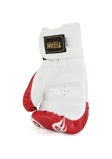 Titan Sport Kırmızı Siyah İşlemeli Boks Eldiveni Çok Renkli