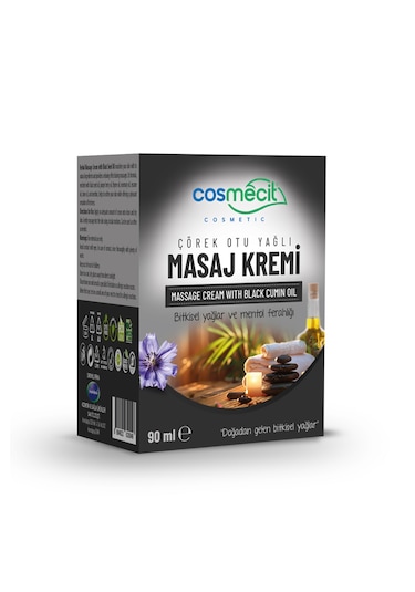 Cosmecit Çörek Otu Yağlı Masaj Kremi 90 G