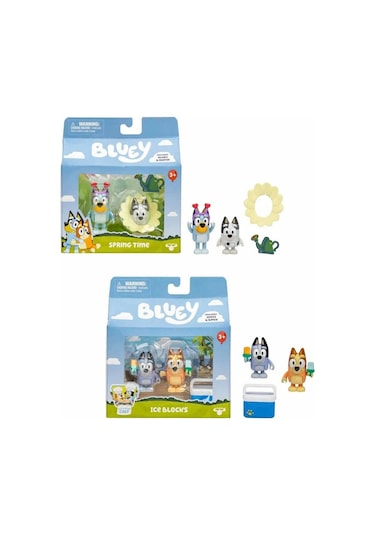 Bluey/18912 Bluey 2li Figür Aksesuarlı Set Asorti