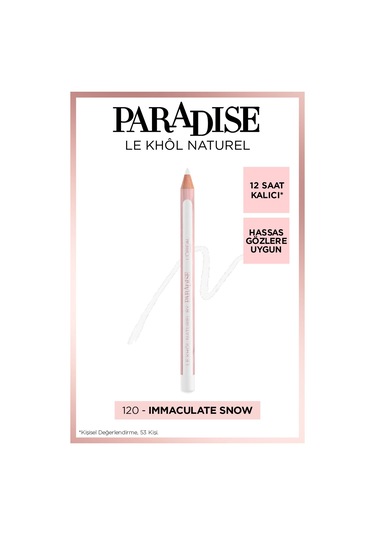 L'Oreal Paris Paradise Le Khol Göz Kalemi 120 Immaculate Snow