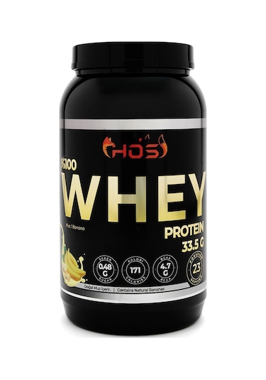 Hos %100 Whey Protein Muz Aromalı - 748gr