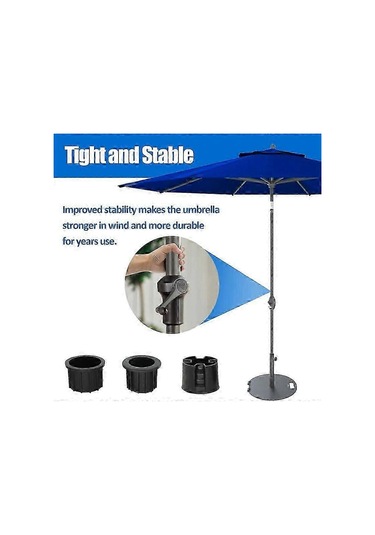 8 Adet Şemsiye Tabanı Standı Delik Halkası Fiş Kapağı Ve Kapağı Veranda Şemsiyesi Standı Yedek Parçaları Stand Tabanı Sabitleyici Jp D Diğer