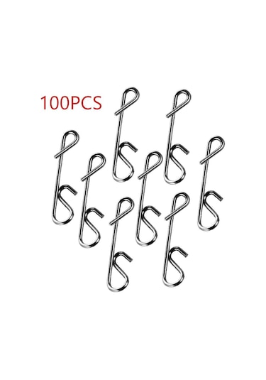 Balıkçılık Döner Snap S-xxl Düğümsüz Konektör Gümüş Hızlı L