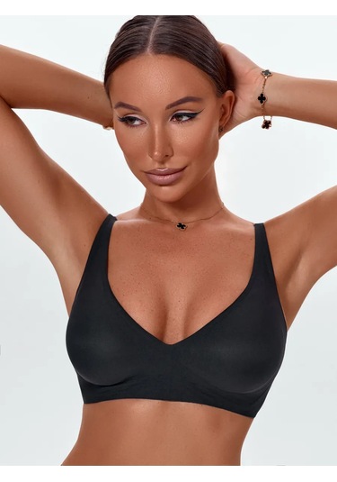 Astores Dikişsiz Sütyen, Balensiz, Push-up'sız Üst 436481943 Siyah