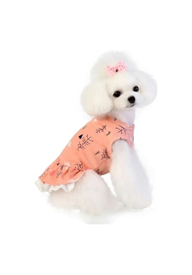 Best Golden Monkey Köpekler İçin Mercan Elbise 171019675