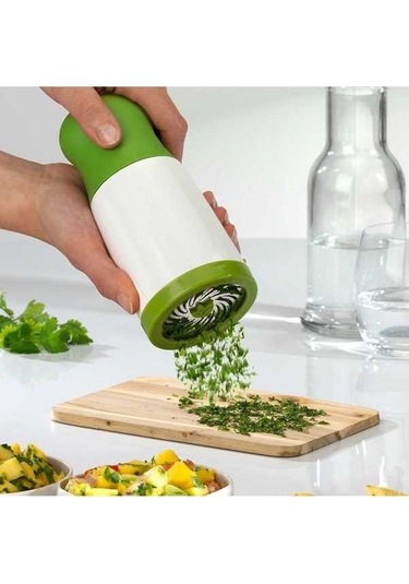 Primepickings Taşınabilir Sebze Sarımsak Zencefil Kişniş Doğrayıcı, Gıda Kesici, Çok İşlevli Mutfak Pişirme Ot Öğütücü Diğer