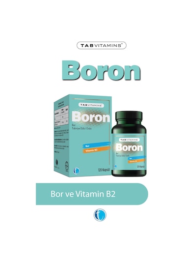 Tabvitamins Boron Bor 120 Kapsül