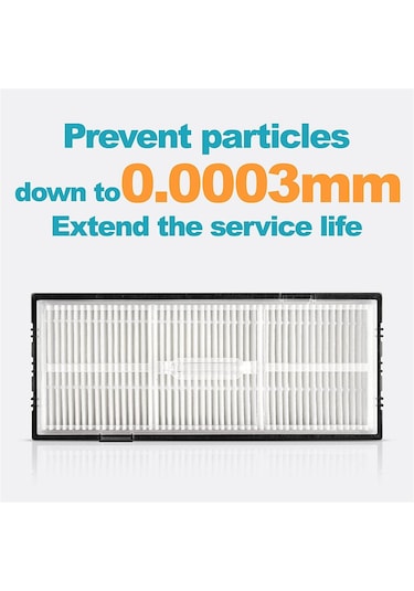 Sointeresting Roborock Roborock S8 S8+ S8 Pro Ultra S8 Plus Robot Süpürge Parçaları İçin 12 Adet Çift Ana Yan Fırça Hepa Filtresi