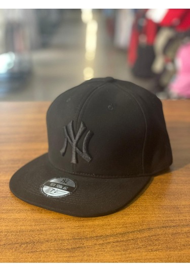 Ny Yankees Siyah Hiphop Snapback Rapper Basket Kanvas Cap Şapka