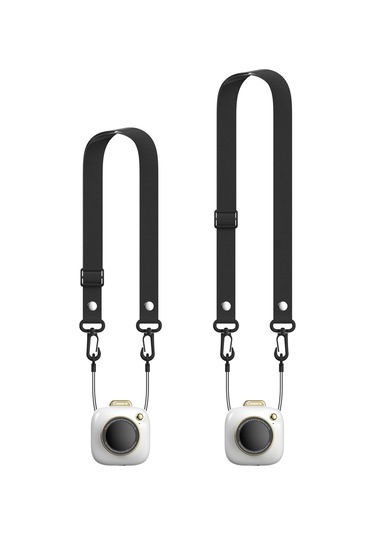 Fosenze Usb Şarjlı Boyun Tipi Mini Kamera Görünümlü El Serinletme Cihazı, 3 Kademeli Ayarlanabilir Rüzgar Hızı Beyaz